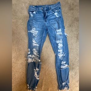 American Eagle ripped jeans